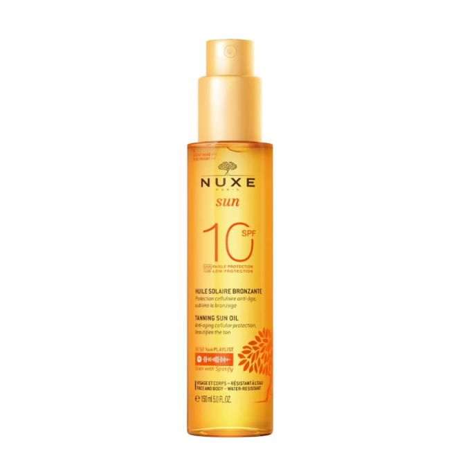 Nuxe Sun Huile Solaire Bronzante SPF10 150 ml