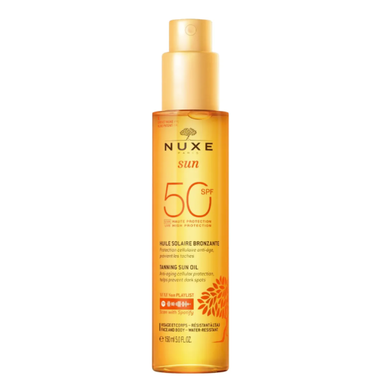 Nuxe Sun Huile Solaire Bronzante SPF50 150 ml