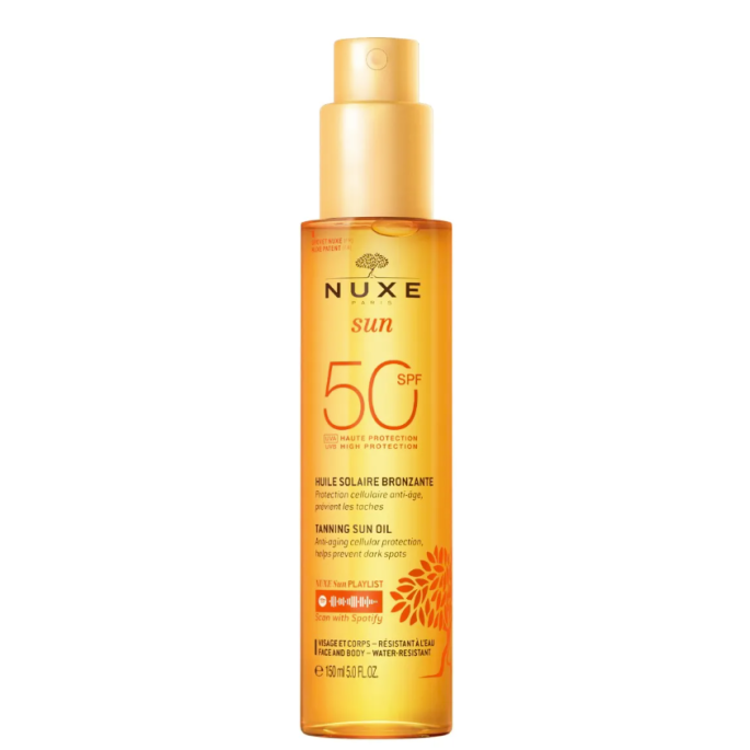 Nuxe Sun Huile Solaire Bronzante SPF50 150 ml