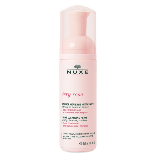 Nuxe Very Rose Mousse Aérienne Nettoyante 150 ml