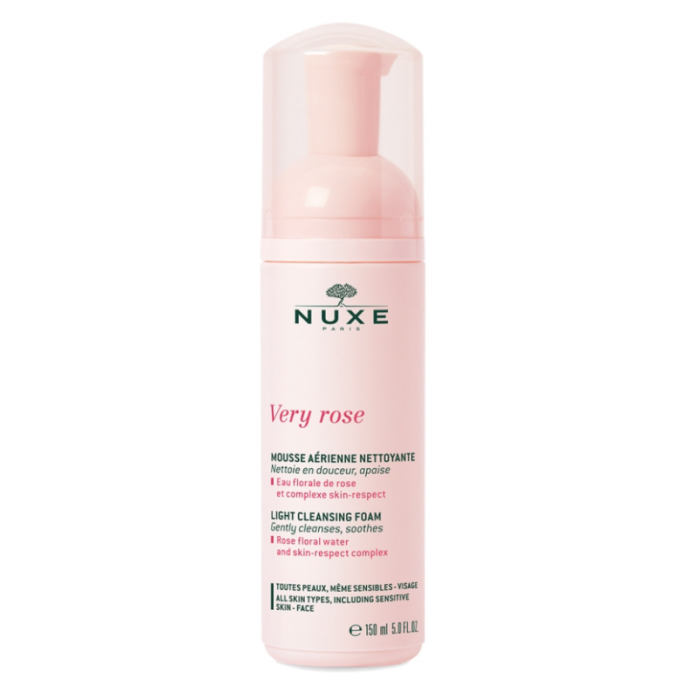 Nuxe Very Rose Mousse Aérienne Nettoyante 150 ml