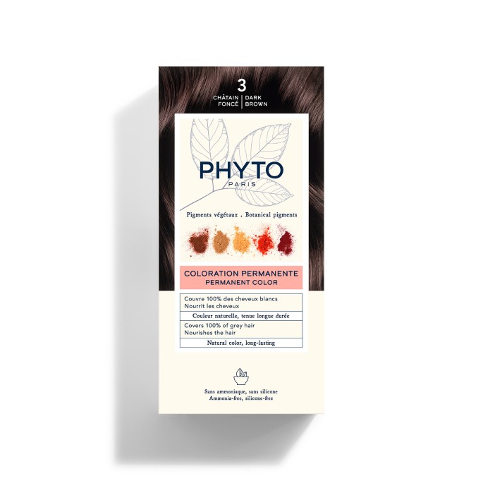 Phyto Coloration Permanente Châtain Foncé
