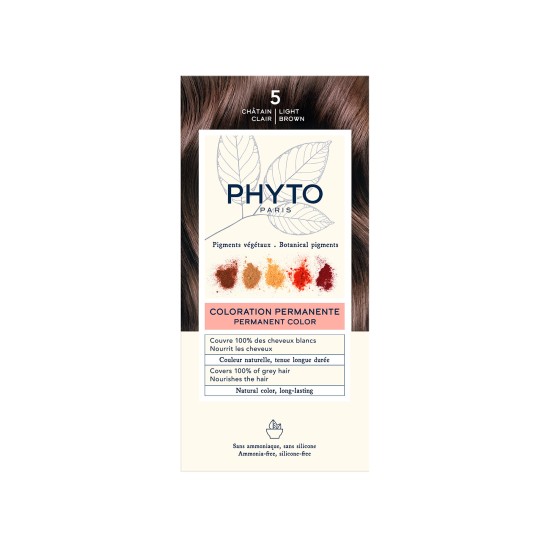Phyto Coloration Permanente 5 Châtain Clair
