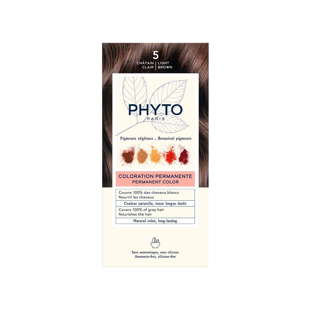 Phyto Coloration Permanente 5 Châtain Clair