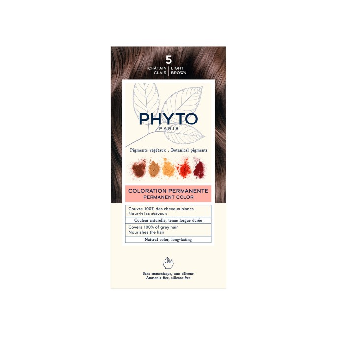 Phyto Coloration Permanente 5 Châtain Clair
