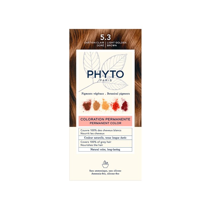 Phytosolba Phytocolor Coloration 5.3 Châtain Clair Doré