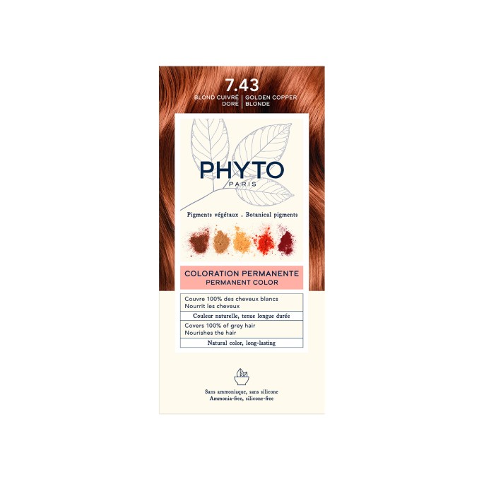 Phytosolba Phytocolor 7.43 - Blond Cuivré