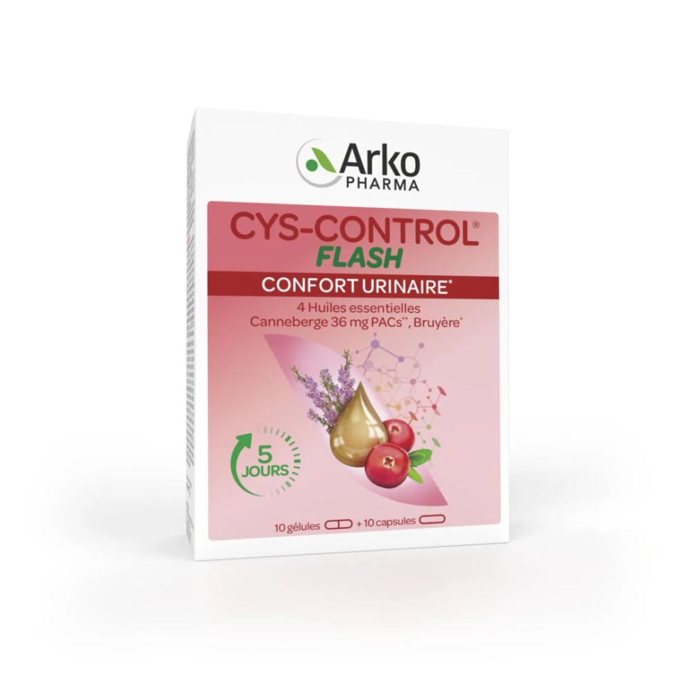 Arkopharma Cys-Control Flash Gelules 20