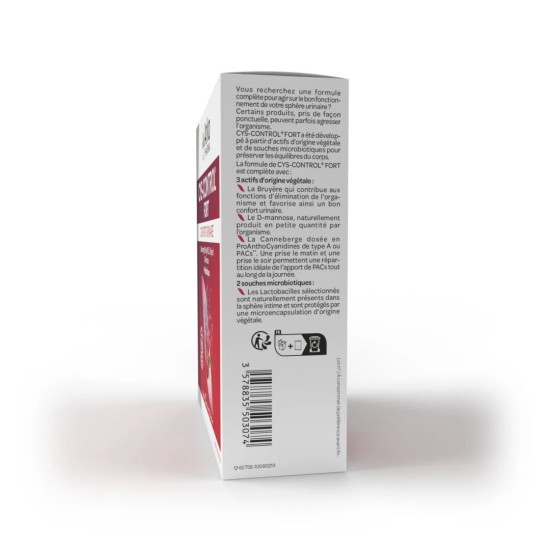 Arkopharma Cys-Control Fort 10 sachets + 5 sticks