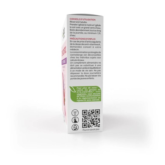 Arkopharma Cys-Control Confort Urinaire 20 gélules