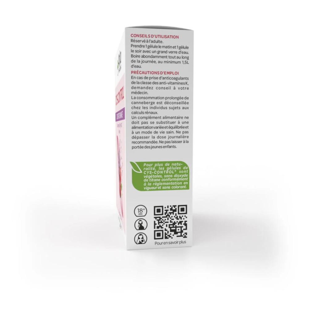 Arkopharma Cys-Control Confort Urinaire 20 gélules
