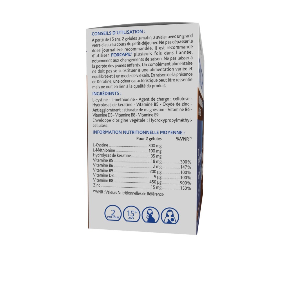 Arkopharma Forcapil Kératine+ 3 mois Éco