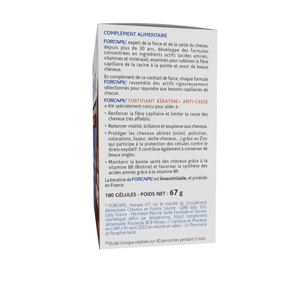 Arkopharma Forcapil Kératine+ 3 mois Éco