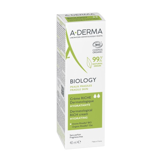 A-DERMA Biology Crème Riche Dermatologique 40 ml