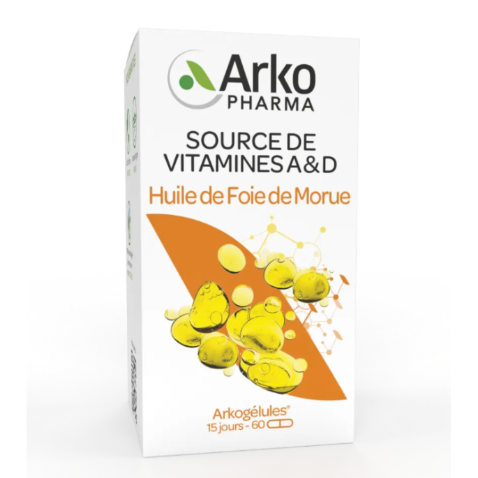 Arkopharma Arkogélules Huile de Foie de Morue 60 capsules