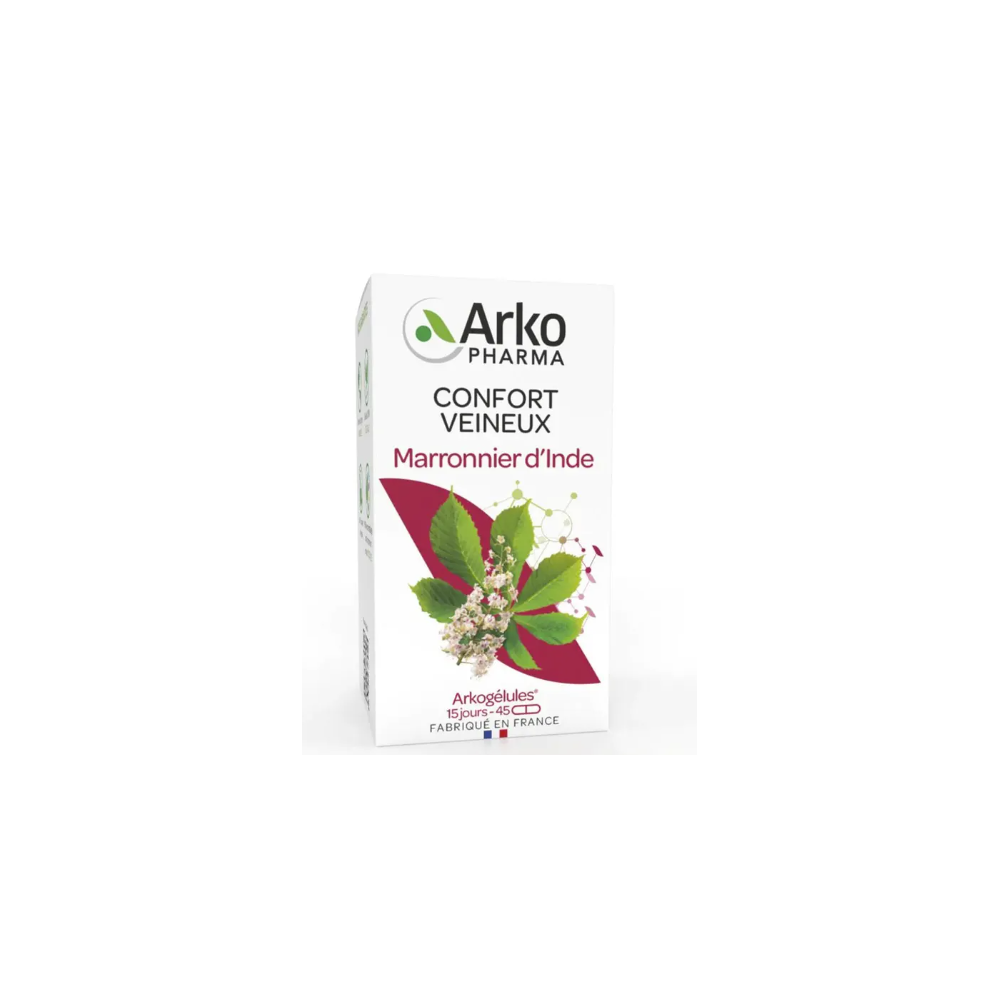Arkopharma Arkogélules Marronier d'Inde Bio 45 gélules