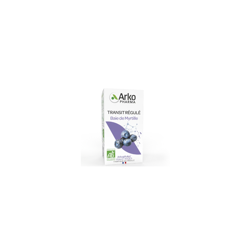 Arkopharma Arkogélules Baie de Myrtille Bio 40 gélules