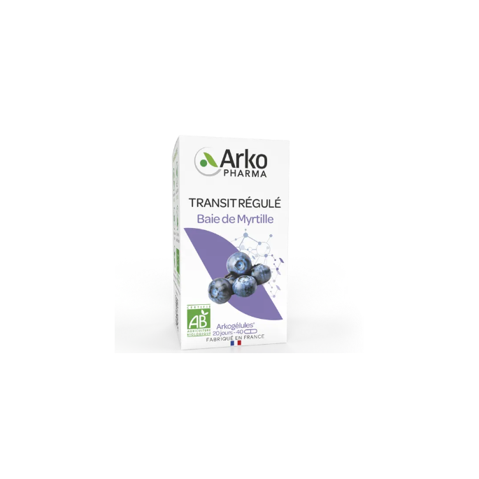 Arkopharma Arkogélules Baie de Myrtille Bio 40 gélules