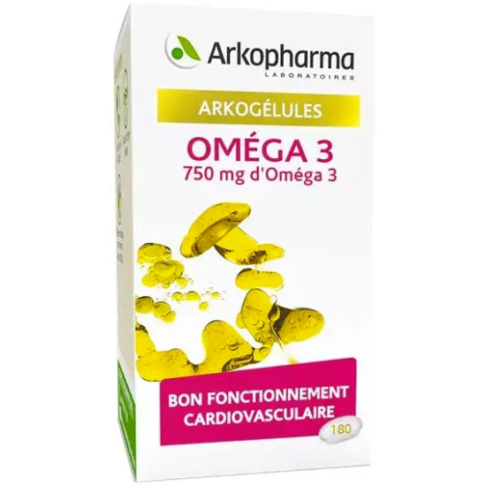 Arkopharma omega 3 origine marine 180 capsules