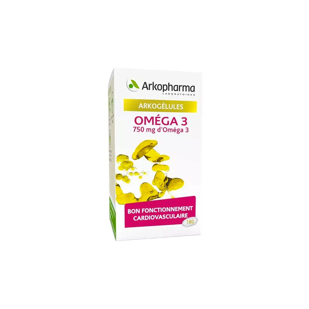 Arkopharma omega 3 origine marine 180 capsules