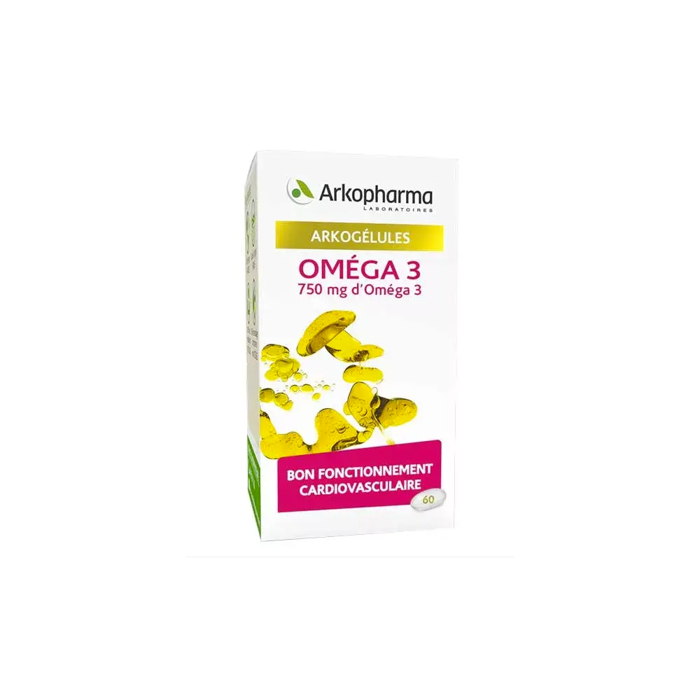 Arkopharma Omega 3 huile 60 capsules