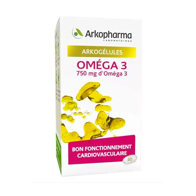 Arkopharma Omega 3 huile 60 capsules