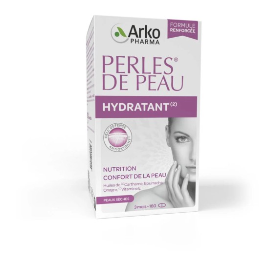 Arkopharma Perles de Peau Hydratant 180 capsules
