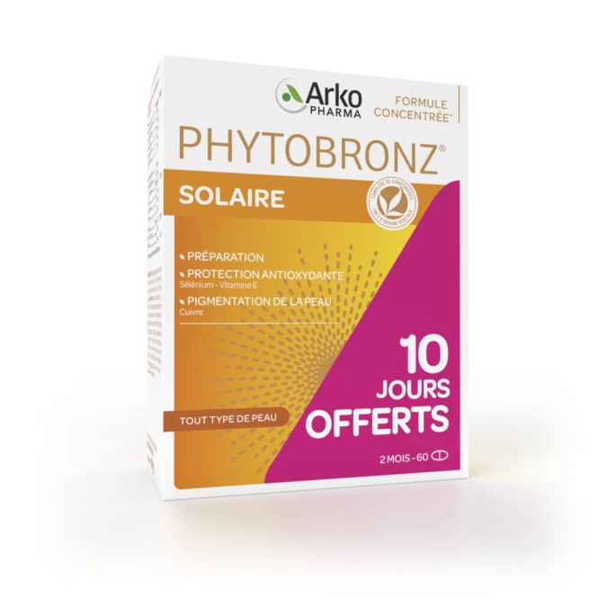 Arkopharma Phytobronz Préparateur Solaire