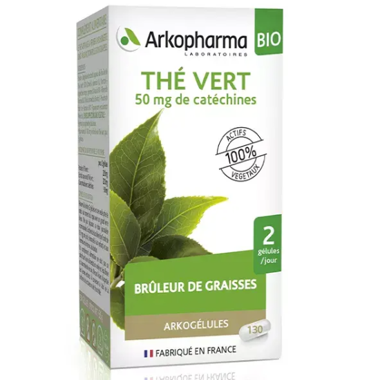 Arkopharma Thé Vert BIO 130 gélules