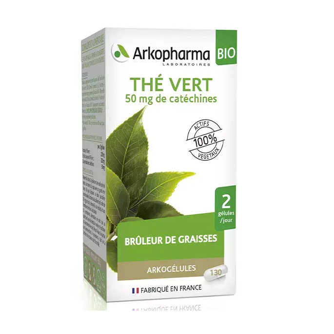 Arkopharma Thé Vert BIO 130 gélules