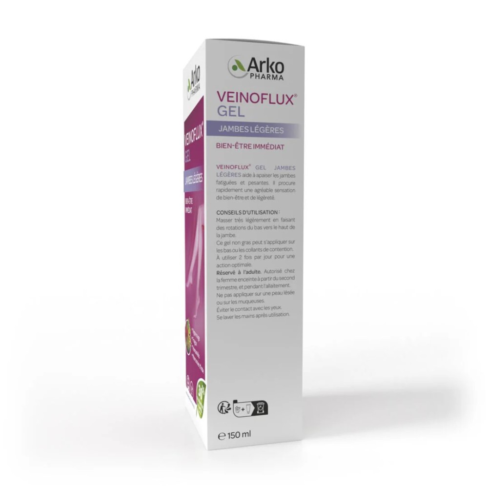 Arkopharma Veinoflux Gel Jambes Légères 150 ml