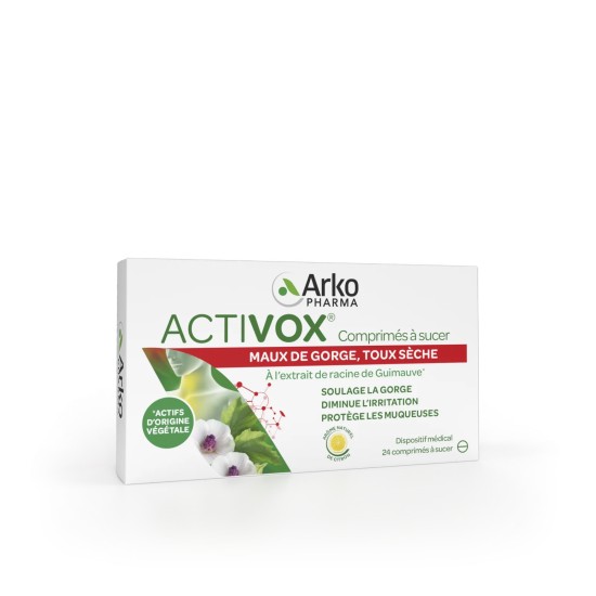 Arkopharma Activox Pastilles Toux Sèche Citron