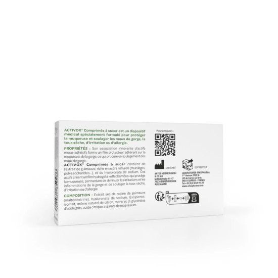 Arkopharma Activox Pastilles Toux Sèche Citron