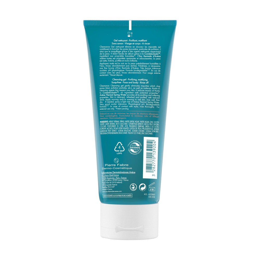 Avène Cleanance Gel Nettoyant 200 ml