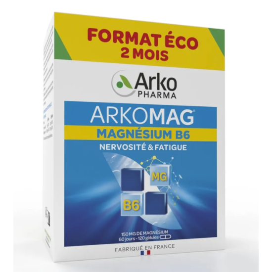 Arkopharma Arkomag Magnésium B6 120 gélules