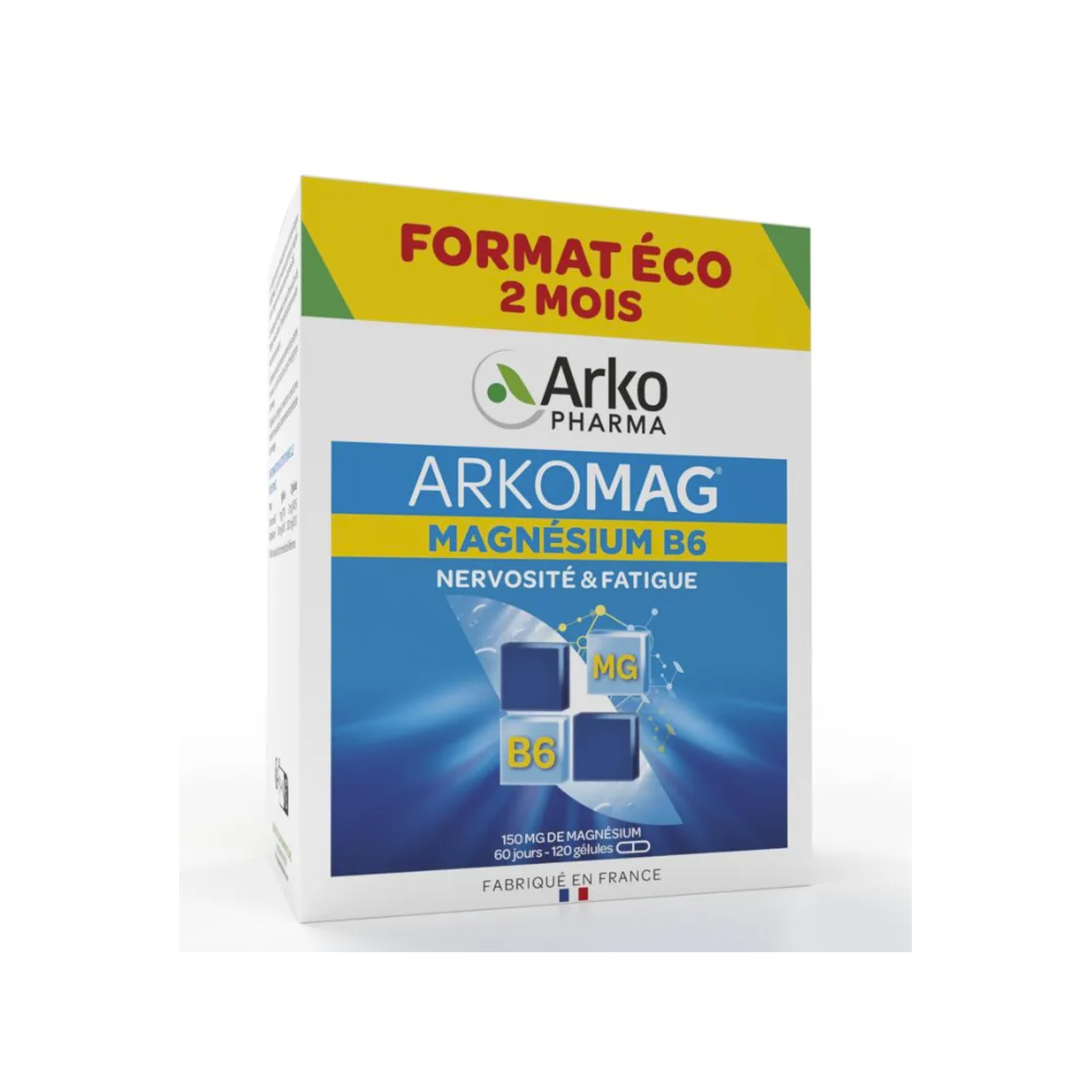 Arkopharma Arkomag Magnésium B6 120 gélules