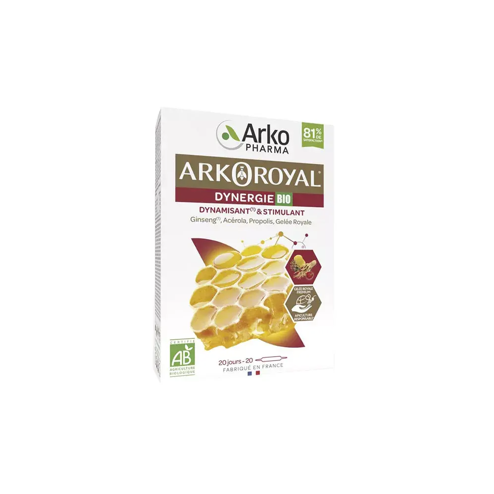 Arkopharma Dynergie Ampoules 20 unités