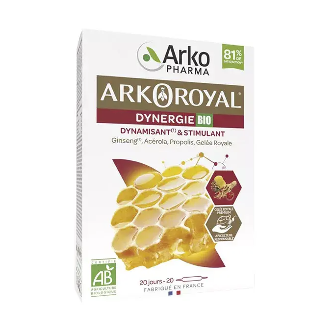 Arkopharma Dynergie Ampoules 20 unités