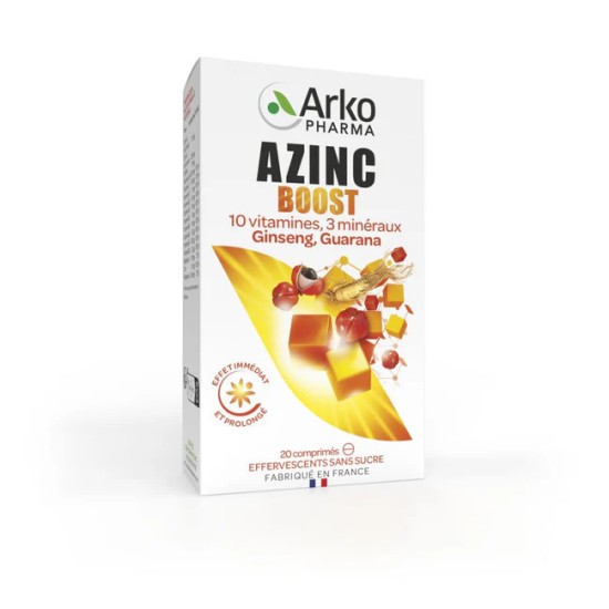 Arkopharma Azinc Boost 20 cps effervescents