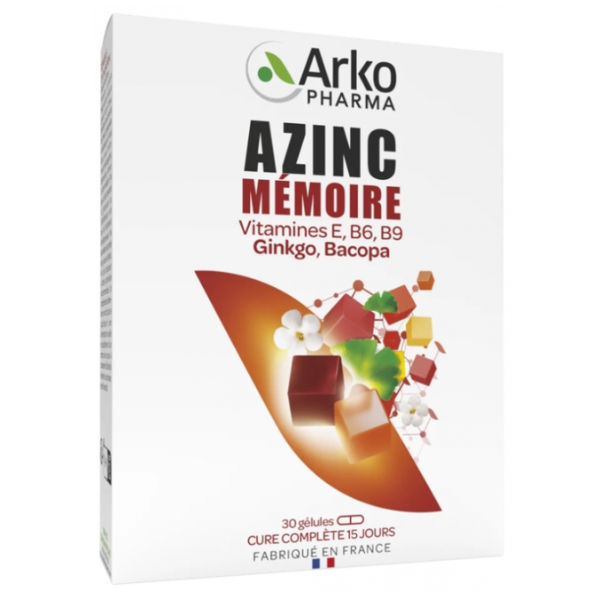 Arkopharma Azinc Mémoire 30 gélules