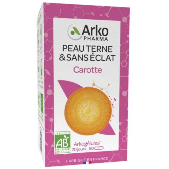 Arkopharma Arkogélules Carotte Bio 80 gélules