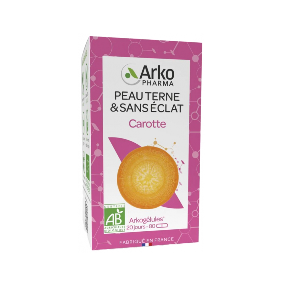 Arkopharma Arkogélules Carotte Bio 80 gélules