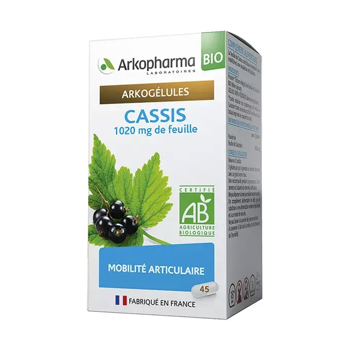 Arkopharma Arkogélules Cassis 45 gélules