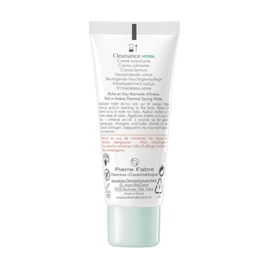 Avène Cleanance Hydra Crème Apaisante 40 ml