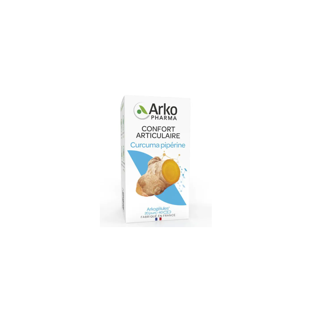 Arkopharma Curcuma Piperine Bio 40 gélules
