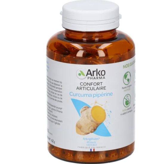 Arkopharma Curcuma Piperine Bio 130 gélules