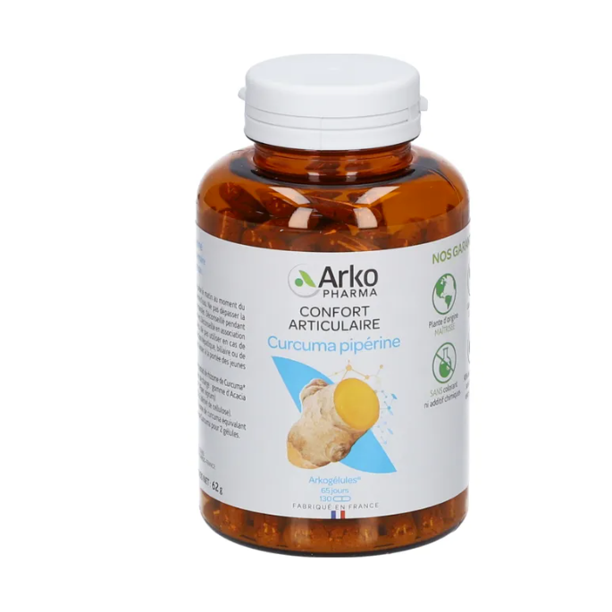Arkopharma Curcuma Piperine Bio 130 gélules
