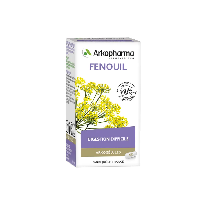 Arkopharma Arkogélules Fenouil 45 gélules