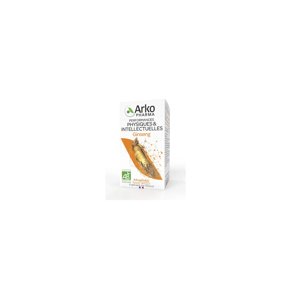 Arkopharma Arkogélules Ginseng Bio 45 gélules