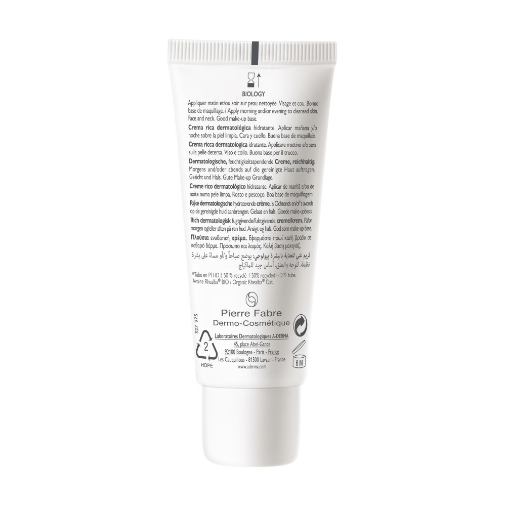 A-Derma Biology Crème Riche Dermatologique 40 ml